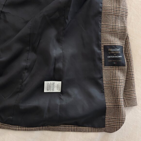 Outerknown Kingsley Plaid Boy Blazer Sz 2 NWOT - Picture 14 of 16